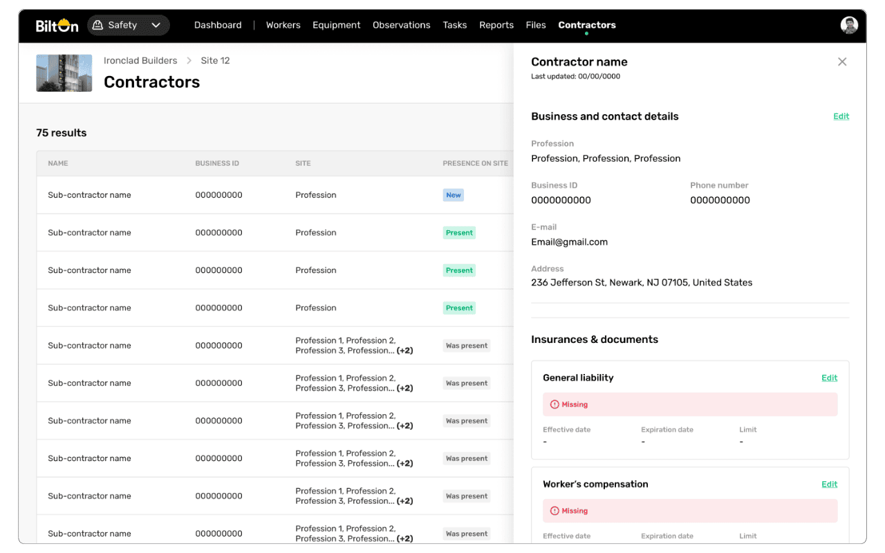 certification management screenshot